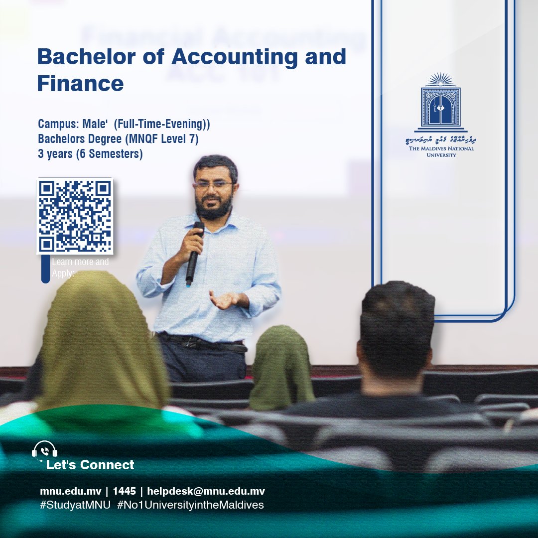 𝐁𝐚𝐜𝐡𝐞𝐥𝐨𝐫 𝐨𝐟 𝐀𝐜𝐜𝐨𝐮𝐧𝐭𝐢𝐧𝐠 𝐚𝐧𝐝 𝐅𝐢𝐧𝐚𝐧𝐜𝐞 is a specialized degree designed for students with a background in higher secondary or tertiary-level accounting and finance. Gain in-depth knowledge and practical skills to excel in professional financial roles and