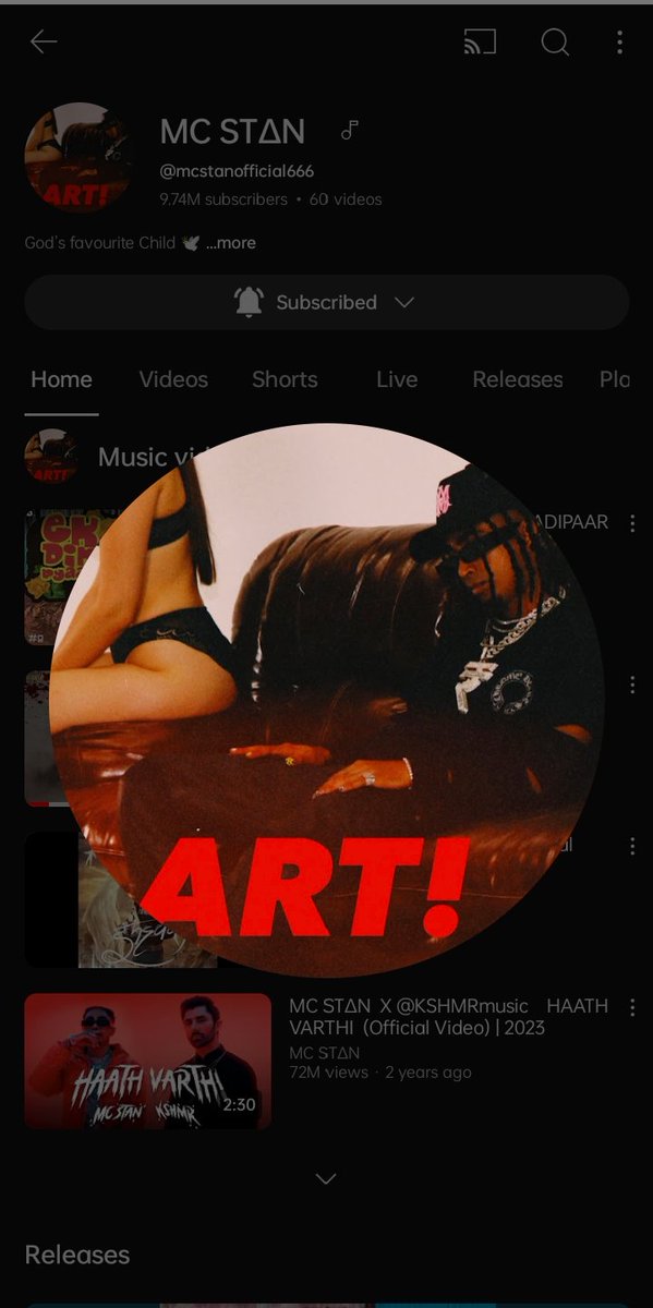 Stanny333's tweet photo. Stan changed his YT profile pic 

MEHFEEL?? https://t.co/pctXBITMd8