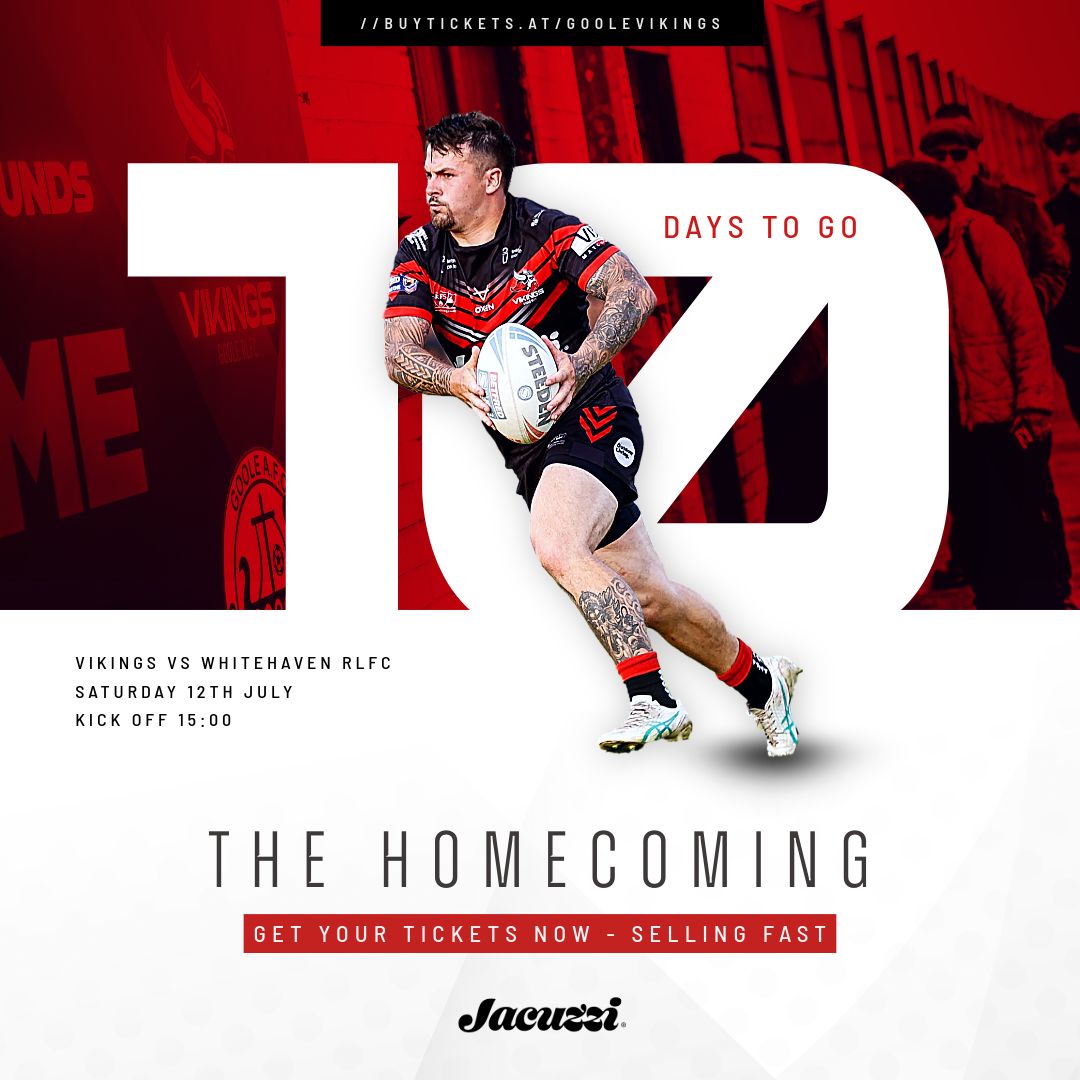 🏡 THE HOMECOMING: 10 DAYS TO GO! 🔴⚫ 

The countdown is definitely on now!

After four months on the road… we're finally back at the VPG!

Tickets are flying - get yours now!

🎟️ buff.ly/1SnSMhN
📅 Sat 12th July | 3pm
📍 Victoria Pleasure Grounds

#UTV #Homecoming
