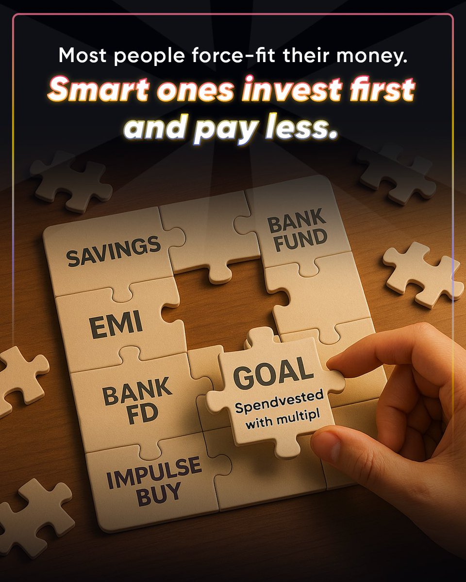 Money isn't the problem.

When your savings, goals, and spending click together- everything changes.
The difference? Intent, not income.

That’s what smart planning feels like.

#multiplapp #spendvesting #banksavings #branddiscounts #investments #savings #explorepage #trending