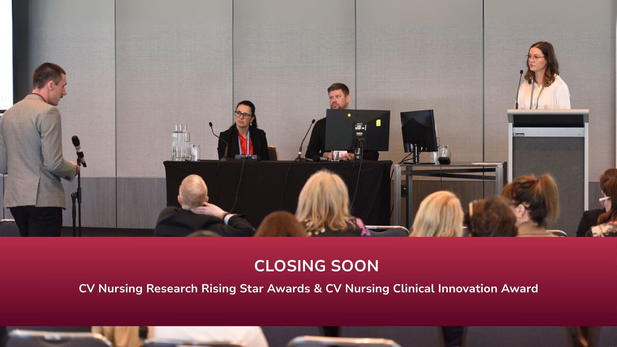 #CSANZ2025 Apply now for the CV Nursing Research Rising Star Awards and CV Nursing Clinical Innovation Award. Apply/Nominate by 7 July 2025.
Be recognised for achievements during your research training, and for leadership
Visit the website for full details buff.ly/NGWFVz8