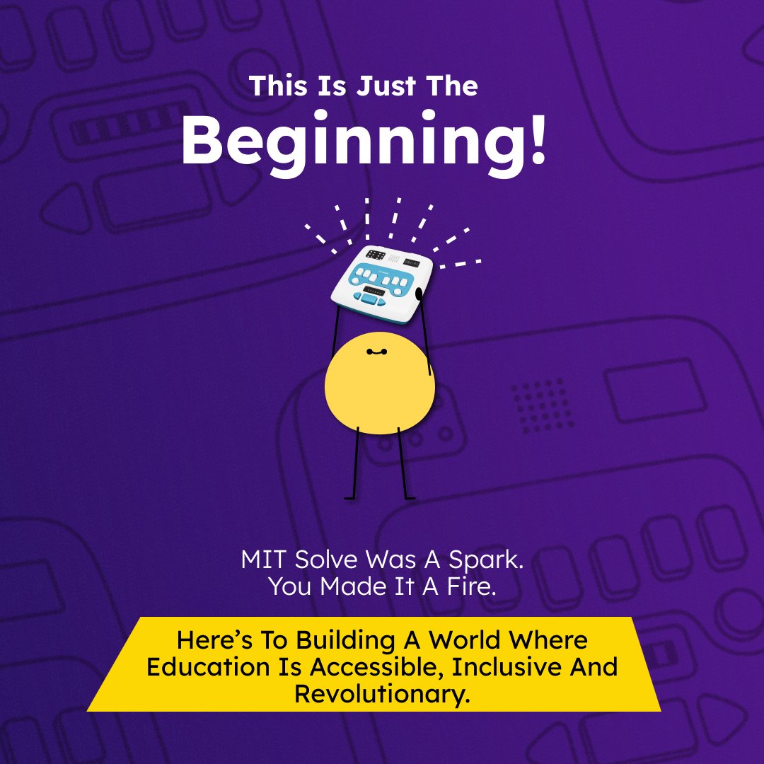 In 2022, we were named an MIT Solve Solver team, and everything changed. From India to 8 countries, Annie has grown into a global movement for braille literacy. Solve gave us the community to think bigger, partner smarter, and build bolder. #MITsolve #braille #accessibility