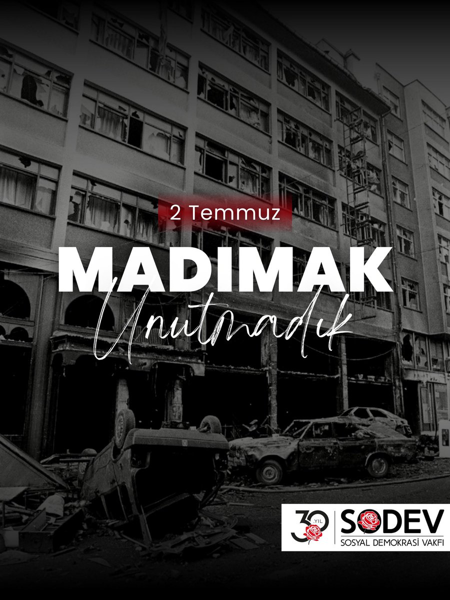 2 Temmuz'u unutmadık!
#unutMADIMAKlımda
#2Temmuz1993
#SivasKatliamı