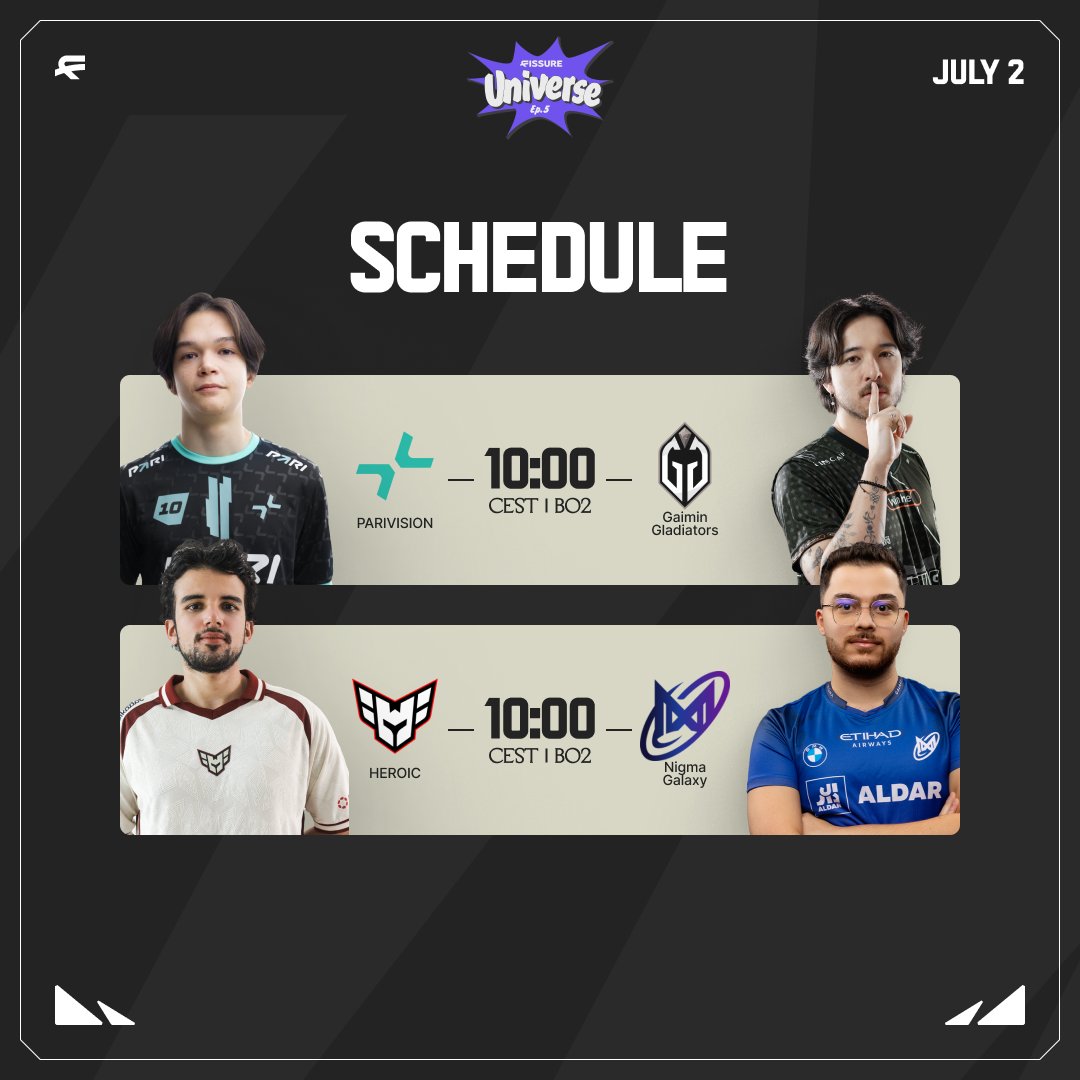 Decisive day of the group stage 🔥

Gaimin Gladiators and Nigma Galaxy are second-to-last in their groups and fighting for a playoff spot

Exclusively on @kickstreaming
Stream A — kick.com/fissure_dota_en
Stream B — kick.com/fissure_dota_e…