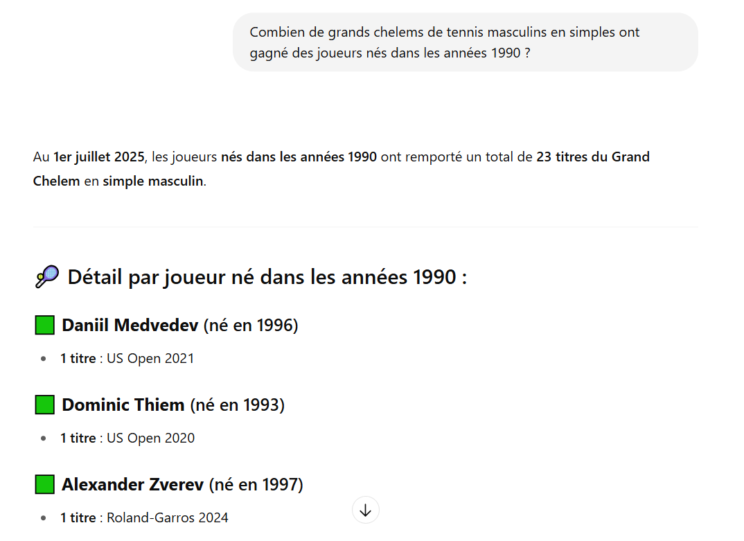 RomainGli's tweet photo. Mieux vaut demander à @JeuSetMaths  qu'à ChatGPT en tout cas... https://t.co/lRlPeE6o6s