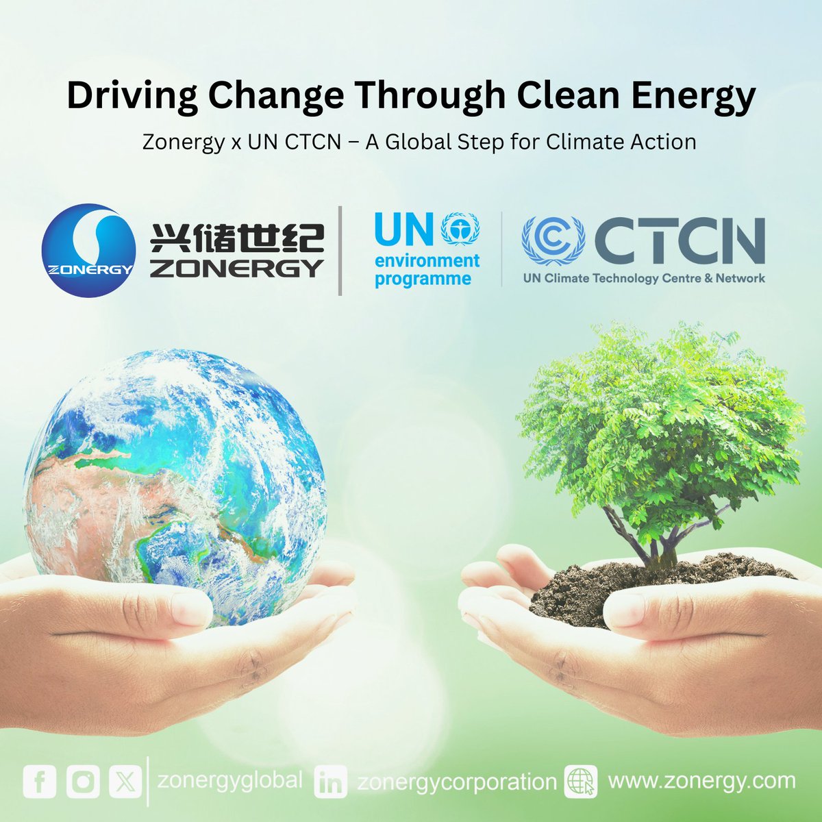 Zonergy Corporation (@zonergyglobal) on Twitter photo Proud to join the <a href="/UNFCCC_CTCN/">UN Climate Technology Centre and Network (CTCN)</a> network!
Together with <a href="/UNEP/">UN Environment Programme</a>, <a href="/zonergyglobal/">Zonergy Corporation</a> is driving change through clean energy 🌍⚡
A global step toward a sustainable future.
#Zonergy #UNCTCN #ClimateAction #CleanEnergy #Sustainability #ZonergyGlobal Proud to join the <a href="/UNFCCC_CTCN/">UN Climate Technology Centre and Network (CTCN)</a> network!
Together with <a href="/UNEP/">UN Environment Programme</a>, <a href="/zonergyglobal/">Zonergy Corporation</a> is driving change through clean energy 🌍⚡
A global step toward a sustainable future.
#Zonergy #UNCTCN #ClimateAction #CleanEnergy #Sustainability #ZonergyGlobal