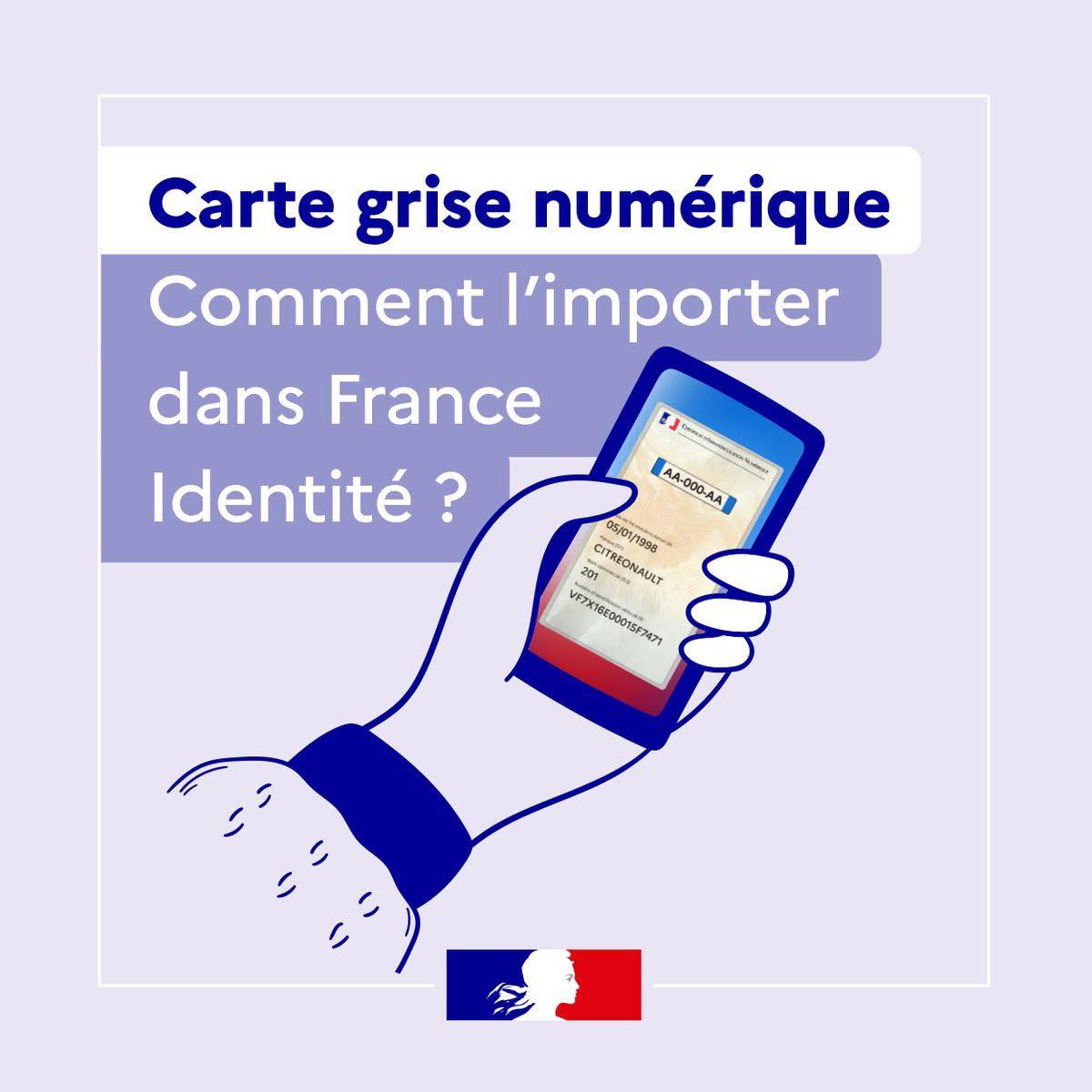 Prefet_48's tweet image. #FranceIdentité 🪪 | Depuis le 30 juin 2025, la carte grise est désormais disponible dans l'application France Identité.
✅La carte grise dématérialisée vous permet de :
- Présenter votre certificat d'immatriculation facilement lors d'un contrôle routier
- Mettre à jour vos…