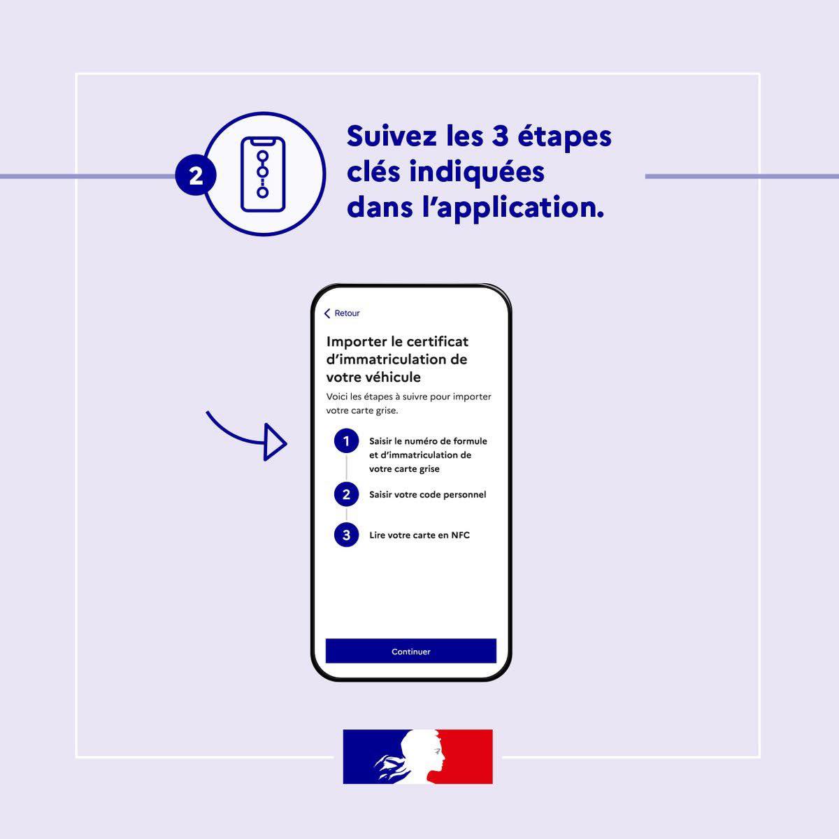 Prefet_48's tweet image. #FranceIdentité 🪪 | Depuis le 30 juin 2025, la carte grise est désormais disponible dans l'application France Identité.
✅La carte grise dématérialisée vous permet de :
- Présenter votre certificat d'immatriculation facilement lors d'un contrôle routier
- Mettre à jour vos…