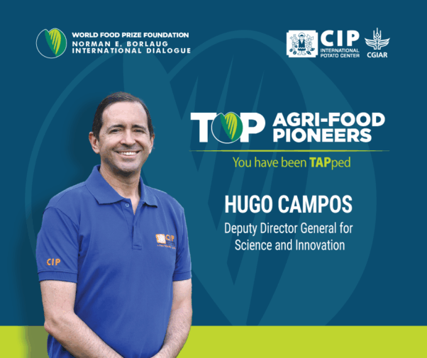 CGIAR Breeding for Tomorrow (@cgiarbreeding) on Twitter photo 🎉 Hugo Campos of <a href="/Cipotato/">International Potato Center</a> & #BreedingforTomorrow leadership is named a 2025 Top Agri-food Pioneer by <a href="/WorldFoodPrize/">World Food Prize Foundation</a> !
His work modernizing root, tuber & banana breeding across 15 African countries is transforming #CGIAR crop breeding for real impact👇
worldfoodprize.org/index.cfm?node… 🎉 Hugo Campos of <a href="/Cipotato/">International Potato Center</a> & #BreedingforTomorrow leadership is named a 2025 Top Agri-food Pioneer by <a href="/WorldFoodPrize/">World Food Prize Foundation</a> !
His work modernizing root, tuber & banana breeding across 15 African countries is transforming #CGIAR crop breeding for real impact👇
worldfoodprize.org/index.cfm?node…