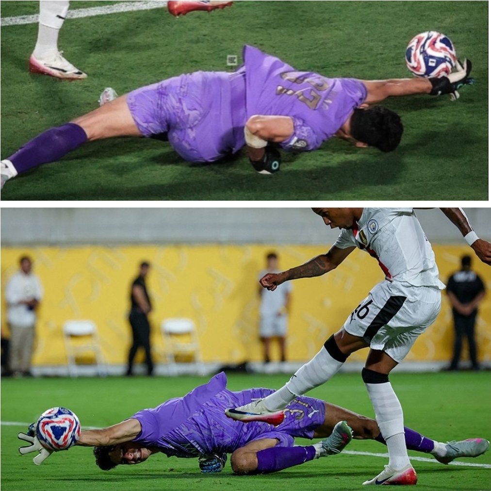 Ainda não conseguimos recuperar disto...

Yassine Bono (Al-Hilal), na eliminação do Manchester City do Mundial de Clubes, fez uma das defesas mais inacreditáveis e marcantes que nos lembramos.

Com uma vontade inabalável de evitar o golo, seja de que forma for.