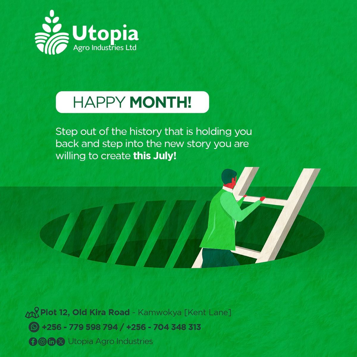 UtopiaAgro's tweet image. Believe in the magic of beginnings, a new month is the first step.
Happy New Month - July!
#JulyWish