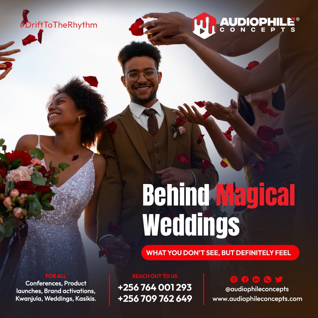 audiophile_ug's tweet photo. What you don’t see, but definitely feel. 

Behind every magical wedding is a symphony of perfect details—meticulously crafted to make your day unforgettable.

#DriftToTheRhythm #AudiophileConcepts #MagicalWeddings https://t.co/lAIgnF11d7