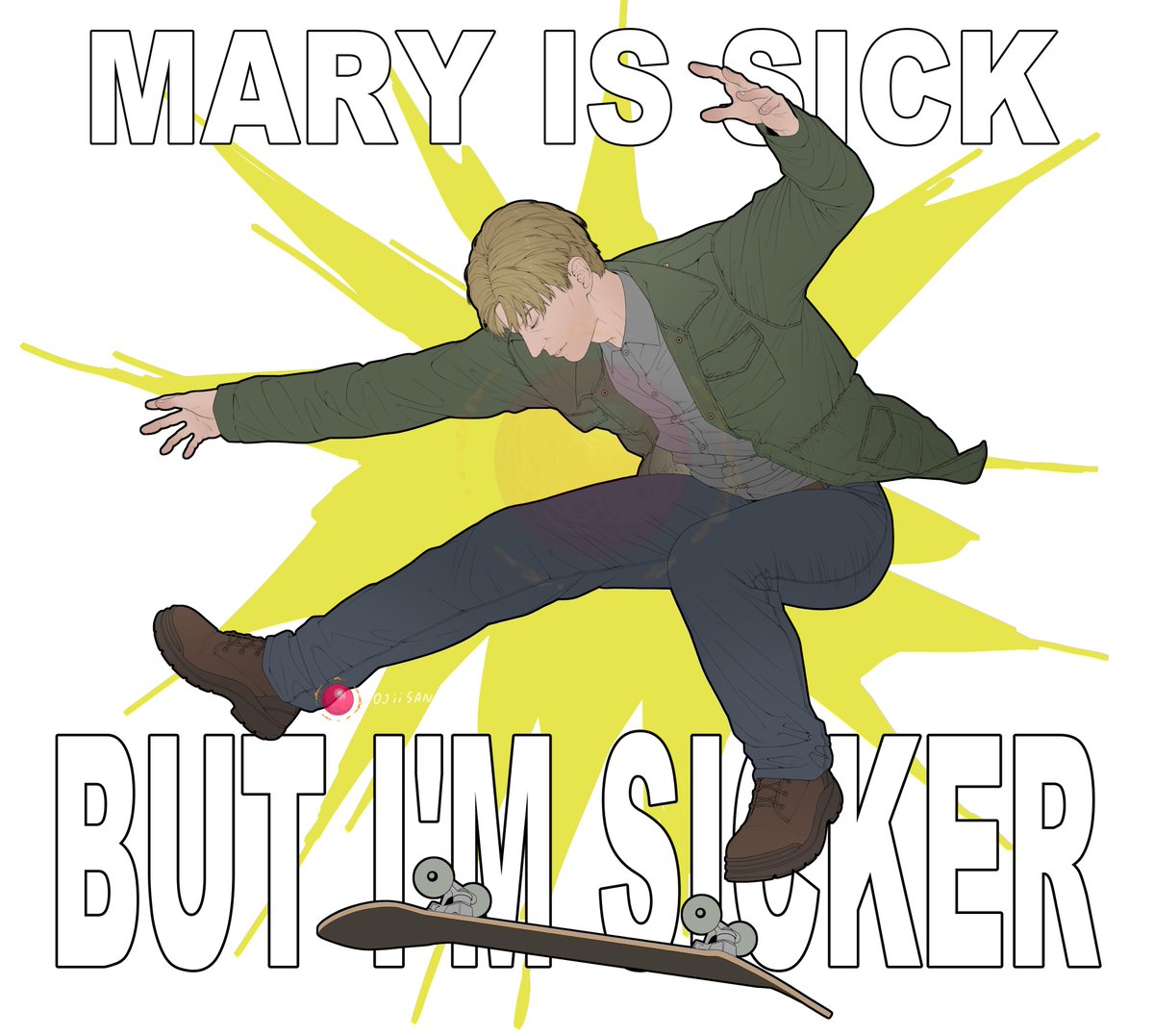 OjiiSans_Box's tweet photo. james skaterland

#SilentHill2 https://t.co/9p0obiEuyH