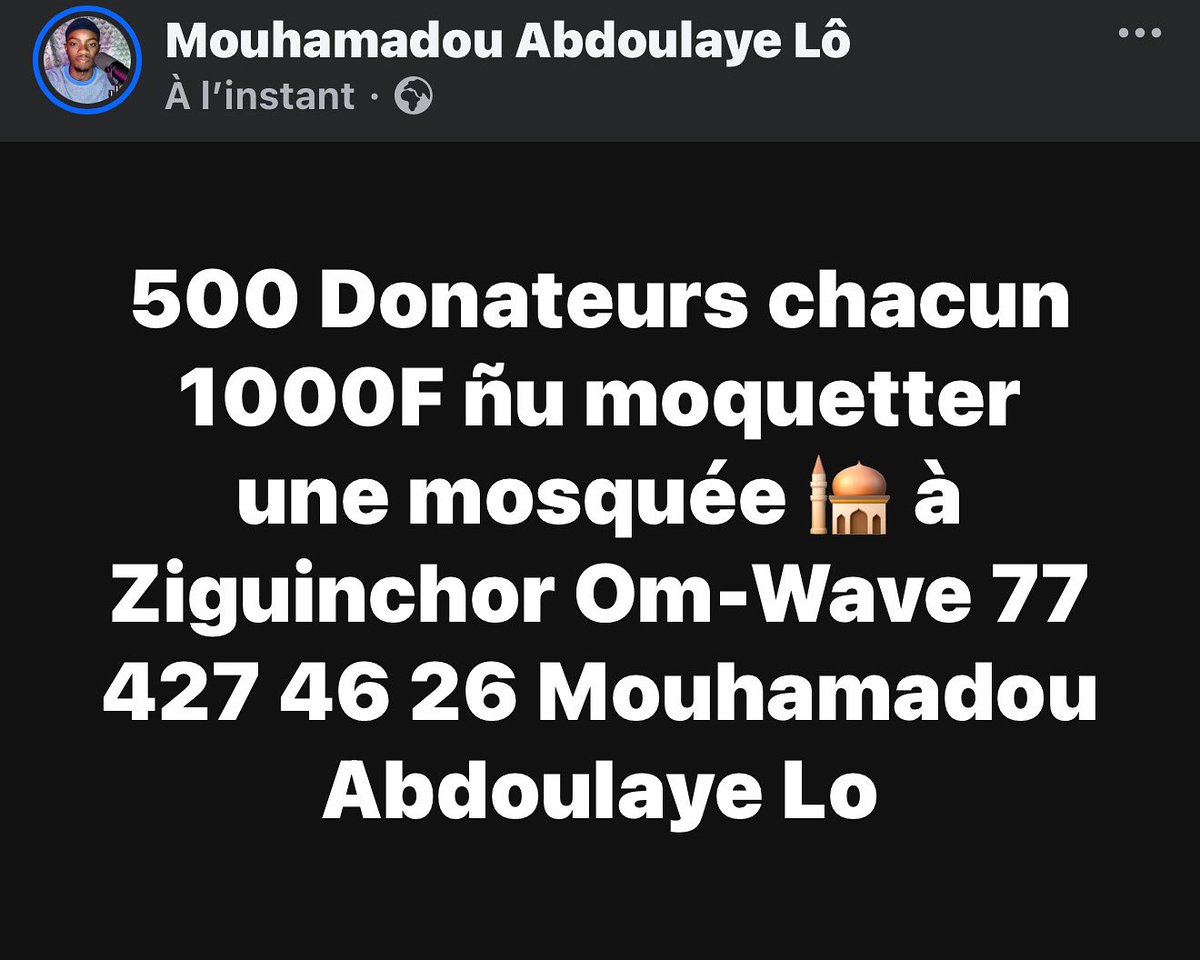 Participe et repost 🤲🏽🕌