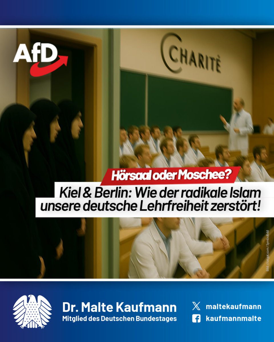 Von der Alma Mater zur Ideologie-Schmiede: Was ist los an Deutschlands Universitäten?

Einst Stätten freier #Wissenschaft werden unsere Hochschulen und Universitäten zunehmend zu Kaderschmieden ideologischer Umerziehung. In #Kiel führt eine "#Islamwoche" sogar zu