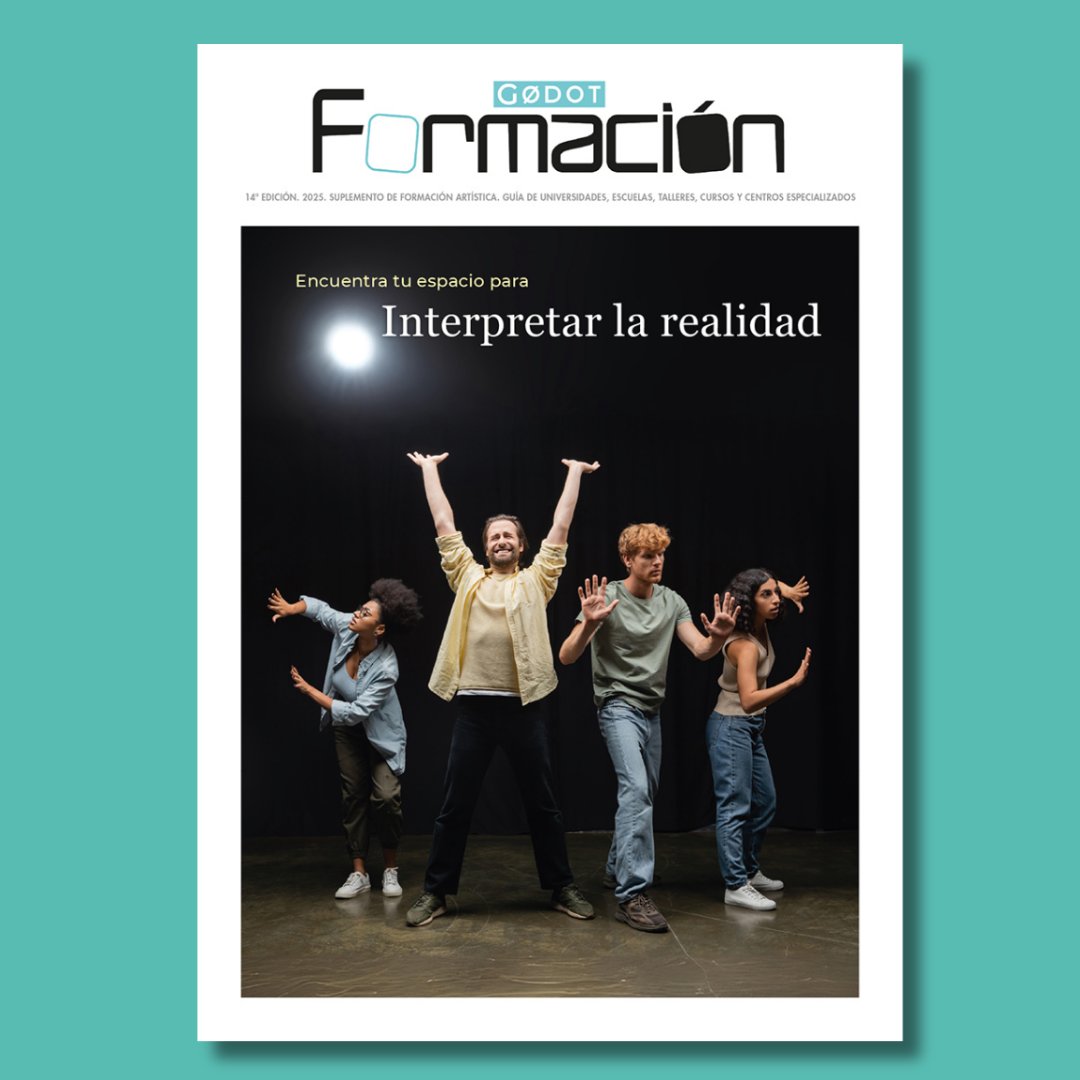 💥🎭 FORMACIÓN 25-26

¡Futuro creador/a! El Especial Formación Godot ya está aquí!
Bajo el lema "Interpretar la realidad", te damos las claves para elegir el mejor lugar donde formarte.

Consíguelo en tu teatro o léelo online. ¡Tu futuro empieza aquí! 👇🏻
revistagodot.com/revistadigital…