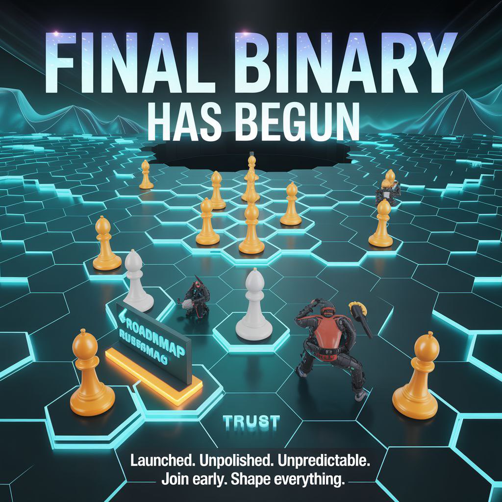 MaxCrypto888's tweet image. 8

It launched less than 2 days ago.
There’s no polished roadmap.
Just a live battlefield for minds, tokens, and trust.
Join early. Shape the outcome.
Final Binary is here → @FinalBinary
#Web3Gaming #CoordinationGame #FinalBinary