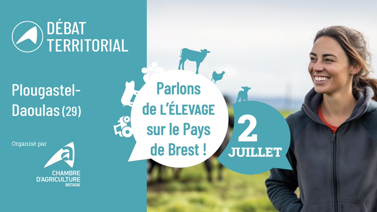 "Faisons mieux connaître l’élevage et échangeons ensemble de manière constructive sur son avenir dans nos territoires". Aujourd'hui, nous organisons un débat d’initiative <a href="/ChambagriFrance/">Chambres d'agriculture France</a>, avec <a href="/Agri_Gouv/">Ministère Agriculture et Souveraineté alimentaire</a> @DraafBretagne.