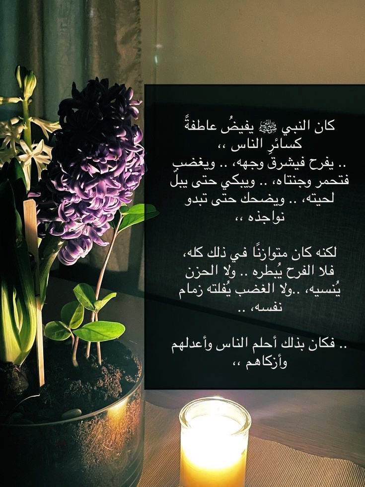 🌿🪻

كان صلى الله عليه وسلم ...

🌿🪻