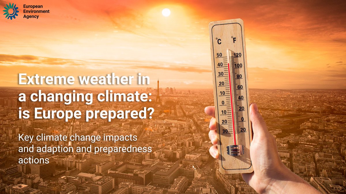 EUEnvironment's tweet image. 🆕☀️ ⛈️ 💧 As we face more damaging #heatwaves #drought and other #extremeweatherevents how prepared & resilient are European countries?
An interactive EEA assessment out today looks at key #climatechange impacts and adaptation and preparedness actions.
➡️eea.europa.eu/en/newsroom/ne…