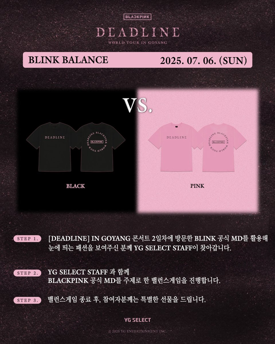 YG SELECT on X