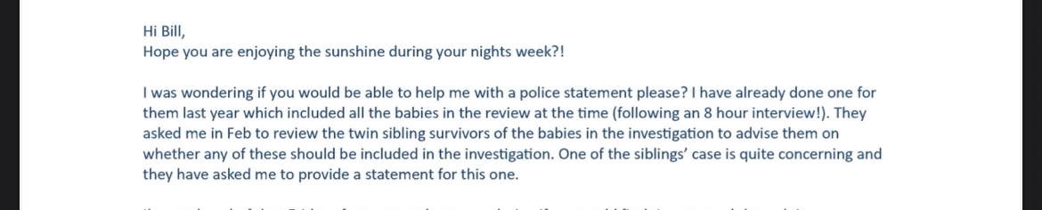 NineteenNurses (@nineteen_nurses) on Twitter photo Flaws in the investigation by Cheshire police- Actual accusers of a crime actively investigating at the request of the police. All should have been persons of interest. Integrity of the evidence not maintained. Beggars belief <a href="/sarahknapton/">Sarah Knapton 🐳</a> <a href="/DavidDavisMP/">David Davis MP</a> Flaws in the investigation by Cheshire police- Actual accusers of a crime actively investigating at the request of the police. All should have been persons of interest. Integrity of the evidence not maintained. Beggars belief <a href="/sarahknapton/">Sarah Knapton 🐳</a> <a href="/DavidDavisMP/">David Davis MP</a>