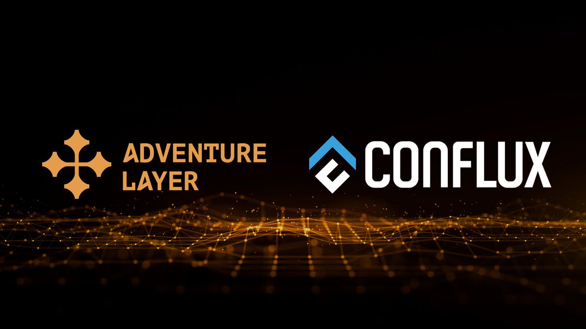 Adventure Layer x Conflux Network 

🤝 We’re partnering with <a href="/Conflux_Network/">Conflux Network Official</a>  — a fast, secure Layer 1 powered by hybrid PoW/PoS, optimized for global scalability and regulatory compliance in Asia. 

🌐With proven collaborations spanning from Shanghai's gov to McDonald’s China