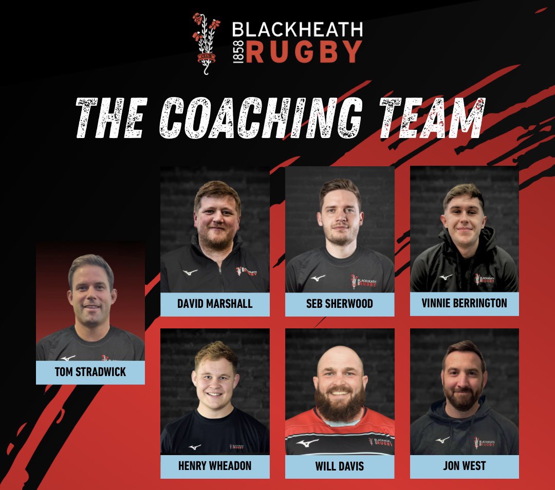 We’re excited to give you the coaching line up that will lead the squad in 2025-26. Familiar faces Vinnie, Henry and Will return, with Tom Stradwick adding Jon West, David Marshall and Seb Sherwood.

Read more on our website blackheathrugby.co.uk/the-new-coachi…

#blackheathrugby #blackheathfc