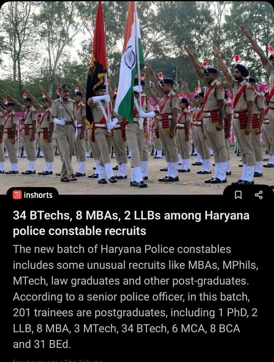 This is a promising trend. The constables of tomorrow will be highly educated, tech-savvy, and ambitious. They will form the backbone of 21st-century policing. It's time to invest in their training, skills, and career growth