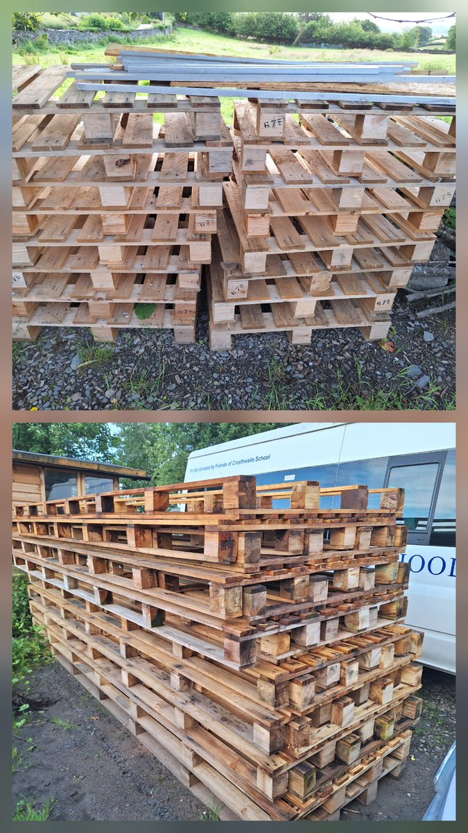 I'm in Palletopolis, the land of pallets in the North.
Our brave band of #Lumberjunkers will be creating new, wonderful, and whacky things from thrown away timber.
Learning to make and re-make are beautiful radical actions.
