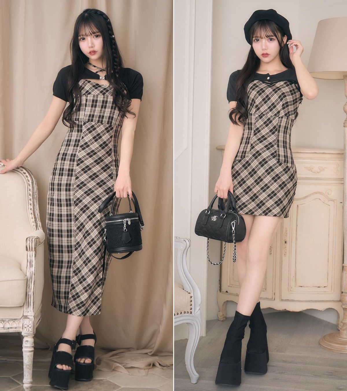 ミシェルマカロン　リボンキャミワンピアンサンブル　　☆XSサイズ☆ ミシェルマカロン リボンキャミワンピアンサンブル ♥︎XSサイズ♥︎