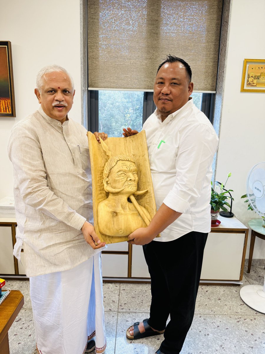 Benjamin Yepthomi (@yepthomiben) on Twitter photo Met the Hon’ble National General Secretary (Org) Shri <a href="/blsanthosh/">B L Santhosh</a> ji.
Had a fruitful discussion and sought his blessings and guidance for our ongoing organisational efforts.
Always Grateful for his insights and unwavering support.
<a href="/BJP4India/">BJP</a> <a href="/BJP4Nagaland/">BJP Nagaland</a> Met the Hon’ble National General Secretary (Org) Shri <a href="/blsanthosh/">B L Santhosh</a> ji.
Had a fruitful discussion and sought his blessings and guidance for our ongoing organisational efforts.
Always Grateful for his insights and unwavering support.
<a href="/BJP4India/">BJP</a> <a href="/BJP4Nagaland/">BJP Nagaland</a>