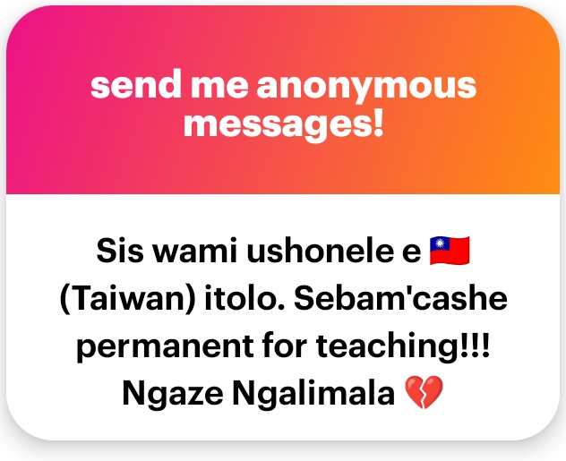 Slindile_Gwebu's tweet image. Ngaze ngeva buhlungu yooh 😭😭 ncesi kutolunga 💔😔