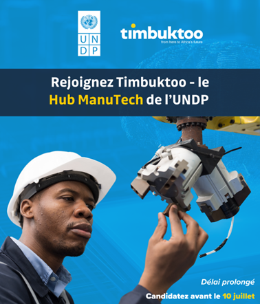 📢Are you an aspiring #African #startup in the manufacturing technology sector? 

The deadline for applications to join the <a href="/timbuktooafrica/">timbuktooAfrica</a> #ManuTech Hub second cohort is extended to⌛ 10 July 2025. 

🟢Read more and apply bit.ly/3Gu9m5j