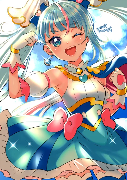 #女の子のウィンクは万病に効く