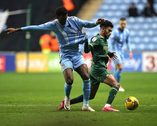 Kaine Kesler-Hayden at CBS Arena feb 2025 for Preston and in Nov 2023 while playing for Plymouth