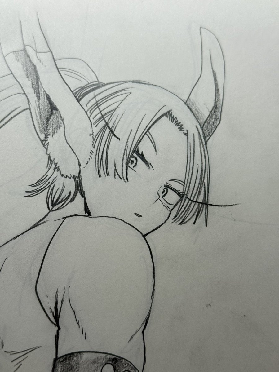画竜点睛じゃなくて画兎線睫🐰 