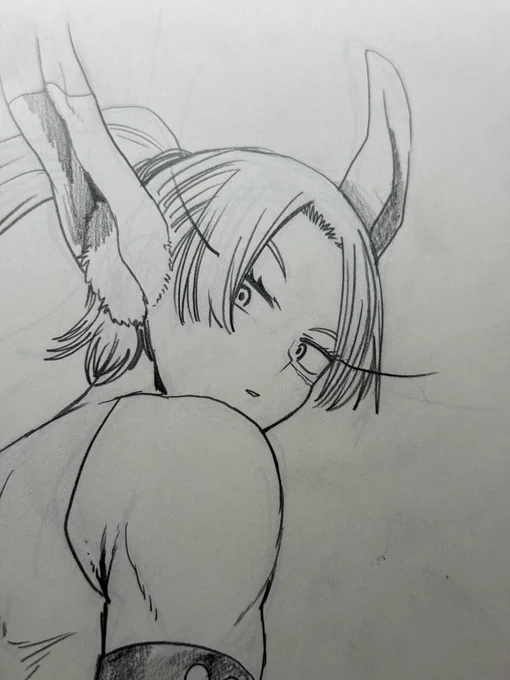 画竜点睛じゃなくて画兎線睫🐰 