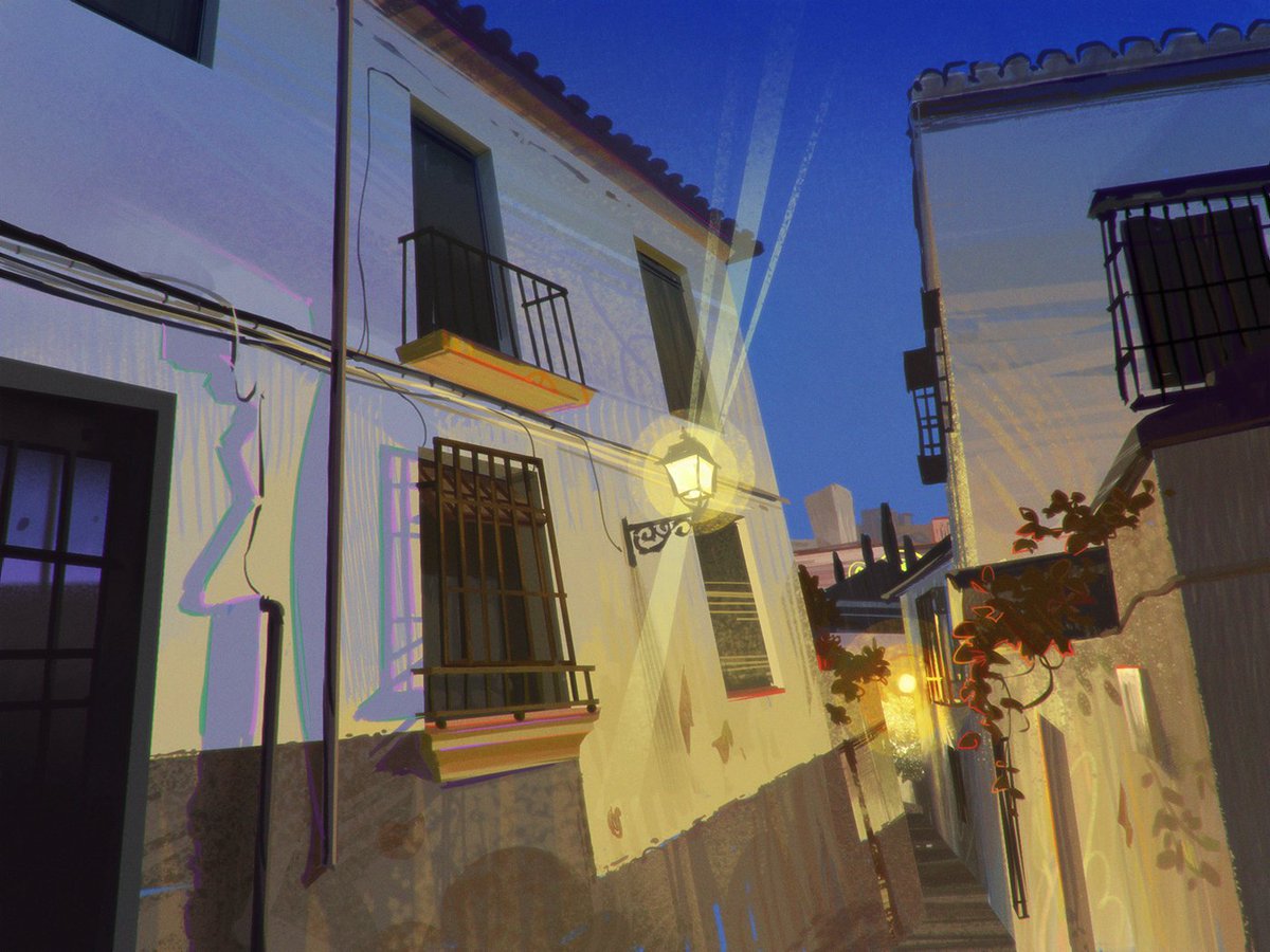 Day 11 #virtualpleinair  
밤
tried sth new