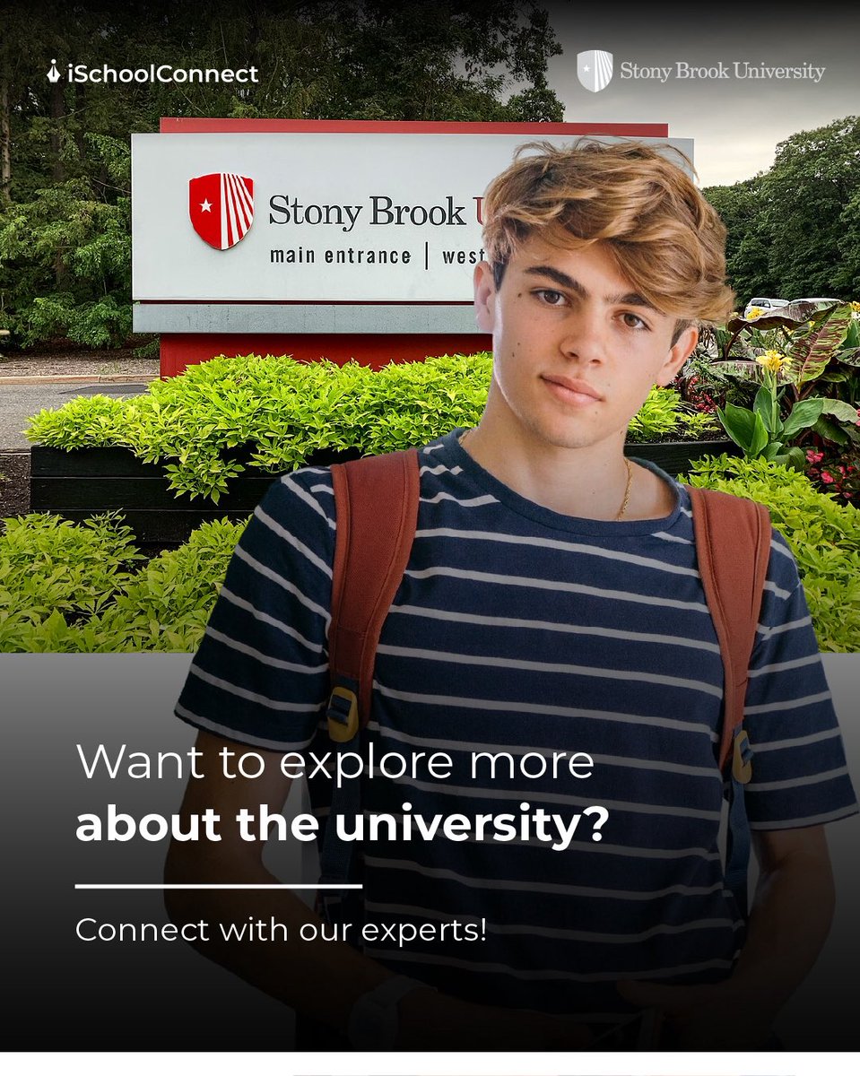 iSchoolConnect (@ischoolconnect) on Twitter photo Planning to apply to Stony Brook University for your grad program?
β
 GPA 3.0
β
 GRE + IELTS/TOEFL
β Duolingo not accepted after Spring 2025
Visit : ischoolconnect.com/pages/lp/stony⦠today!!
#StudyAbroad #StonyBrookUniversity #GradSchool #Admissions2025 Planning to apply to Stony Brook University for your grad program?
β
 GPA 3.0
β
 GRE + IELTS/TOEFL
β Duolingo not accepted after Spring 2025
Visit : ischoolconnect.com/pages/lp/stony⦠today!!
#StudyAbroad #StonyBrookUniversity #GradSchool #Admissions2025