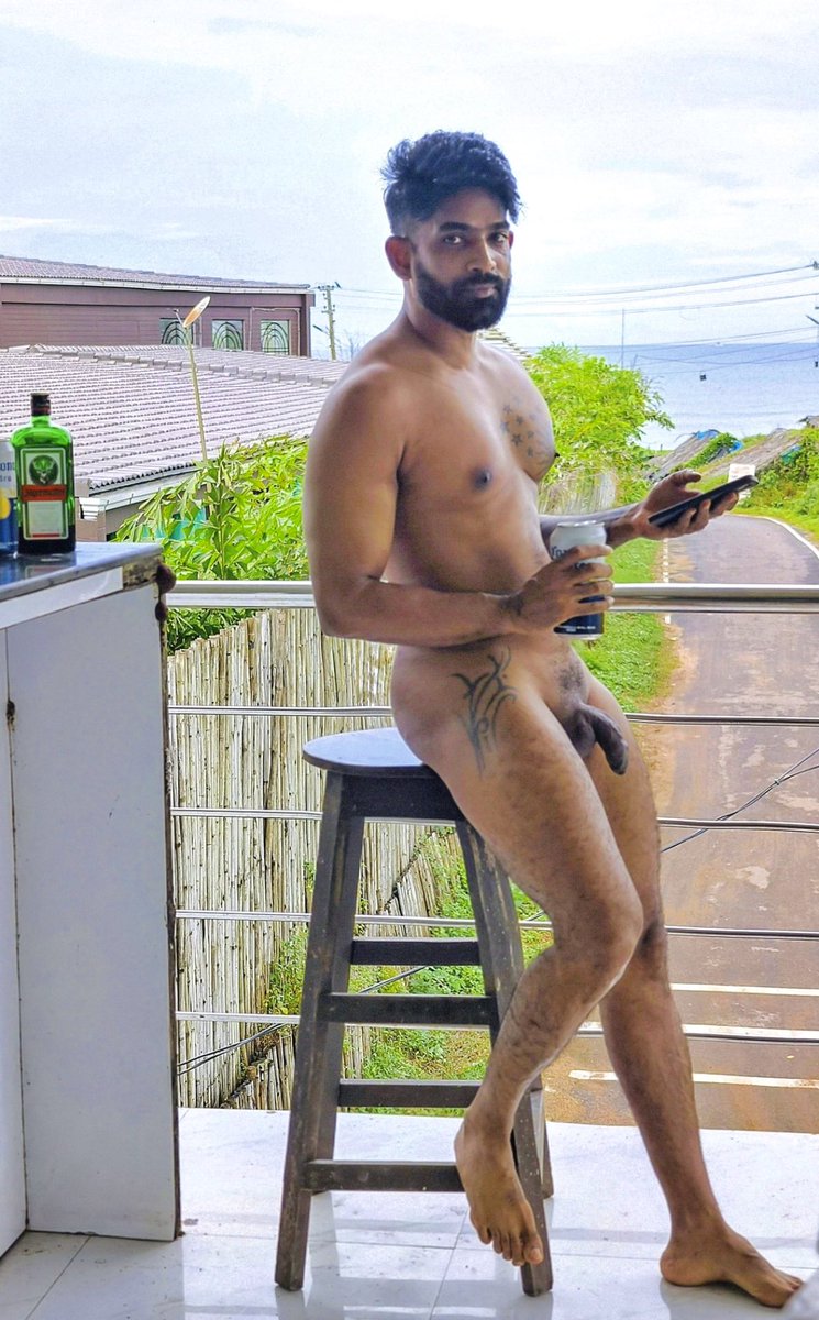 @nudiction Mallu friend goes completely nak*d in our last resort party. He isn’t shy at all to bare it all infront of friends and the staff. He loves to roam around freely without any clothes. Who all wants to join him like that?