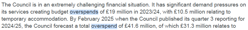 #Lambeth have issued their draft accounts.
A thread on the state they are in and why.
The council overspent by £60.5M in last financial year. Only in February the council was forecasting the overspend as being £41.6M. How on earth did the lose nearly £20M in the space of a month?