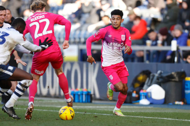 Jack Rudoni and Kaine Kesler-Hayden in their Huddersfield days