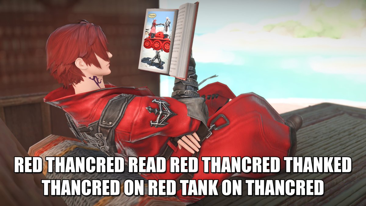 SaneFunWabbit's tweet photo. This is Thancred

#GPOSERS #ffxivmemes https://t.co/PdTqjX1lHx