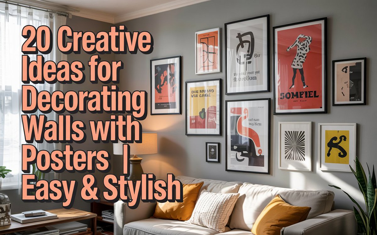 Bring a fresh vibe to any room with stylish poster arrangements. Explore unique ways to mix sizes, play with colors, and highlight your personal taste.
👉👉👉mydesiredhome.com/20-creative-id…
#WallDecor #PosterDesign #HomeStyling