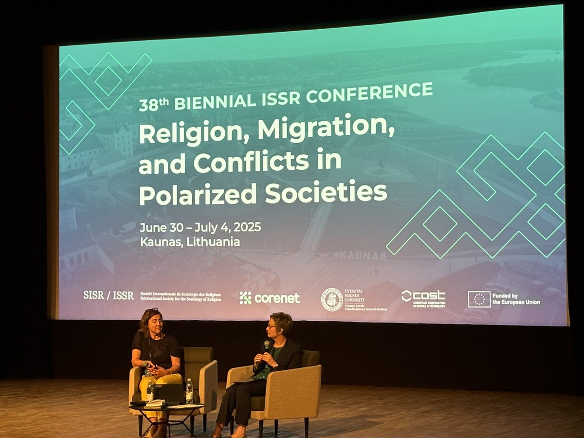 AkSaek04's tweet image. Lots of panels and papers on secularisation, secularity and “religious nones” at this year’s ISSR-SISR conference in beautiful Kaunas, Lithuania. See the programme here: conference-system.sisr-issr.org/conferences/co…