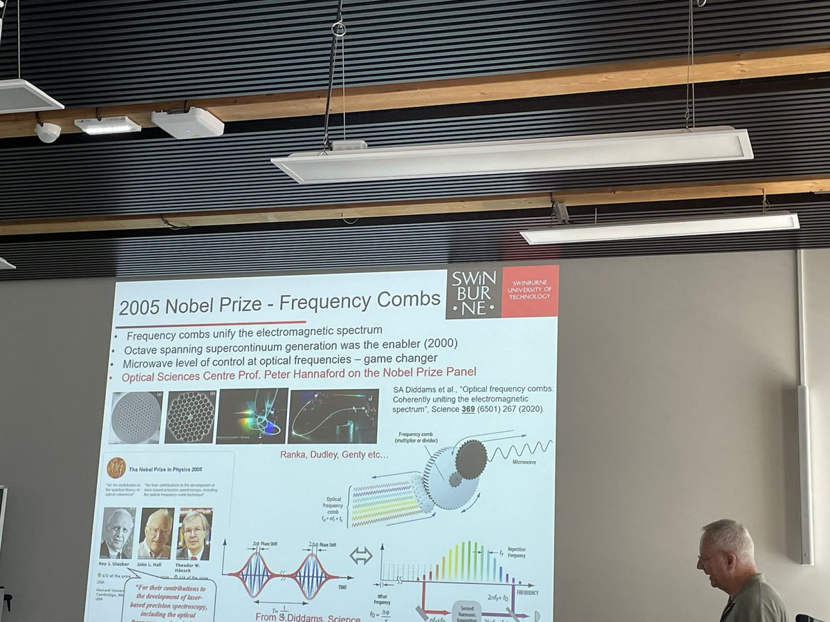 Second day of FreQombs 2025 starts from David Moss.