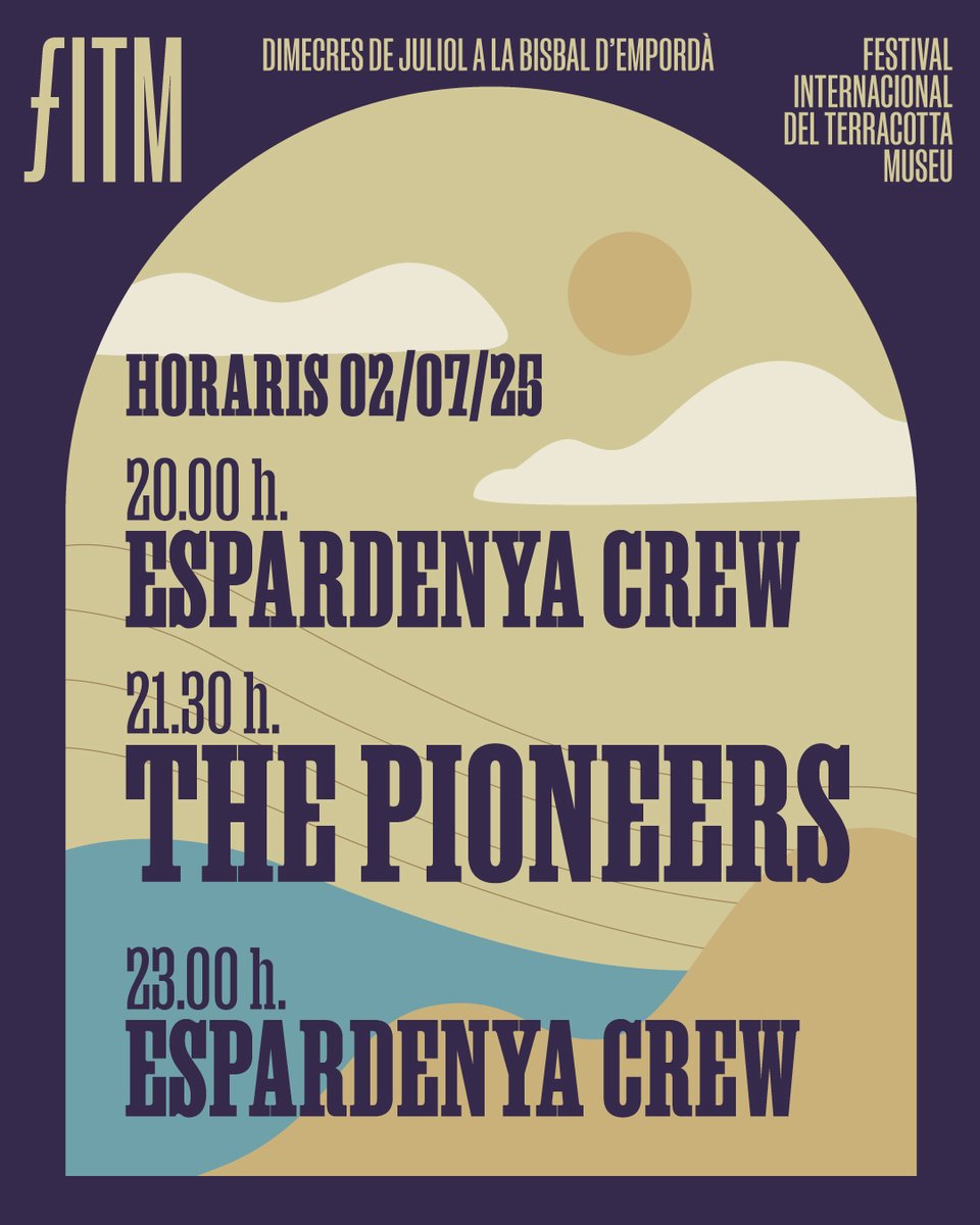 Comença el 13è fITM! A preus populars amb concerts i teca a la fresca cada dimecres de juliol. I avui arrenca amb els llegendaris The Pioneers. Ja hi som pel tros! fitm.cat