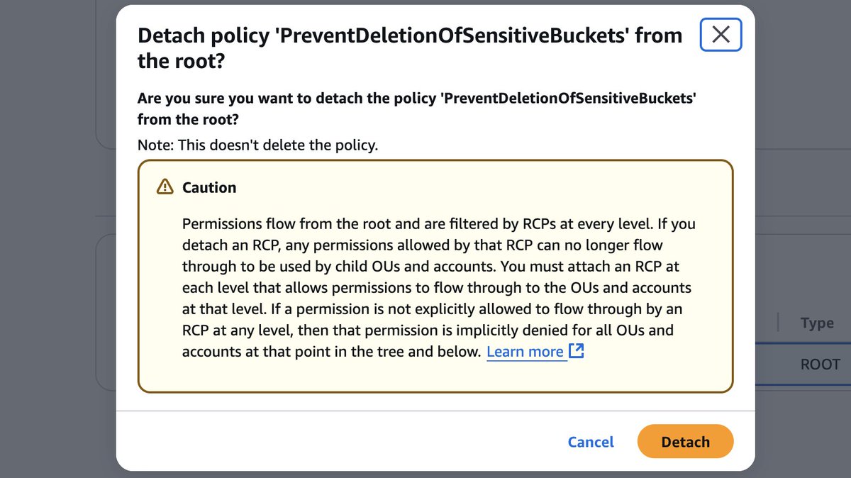 This isn't true, is it? I feel like AWS might have copy-pasted the verbiage from SCPs and done a search and replace to "RCP" (especially because the link goes to a URL named "scp-inheritance"!)