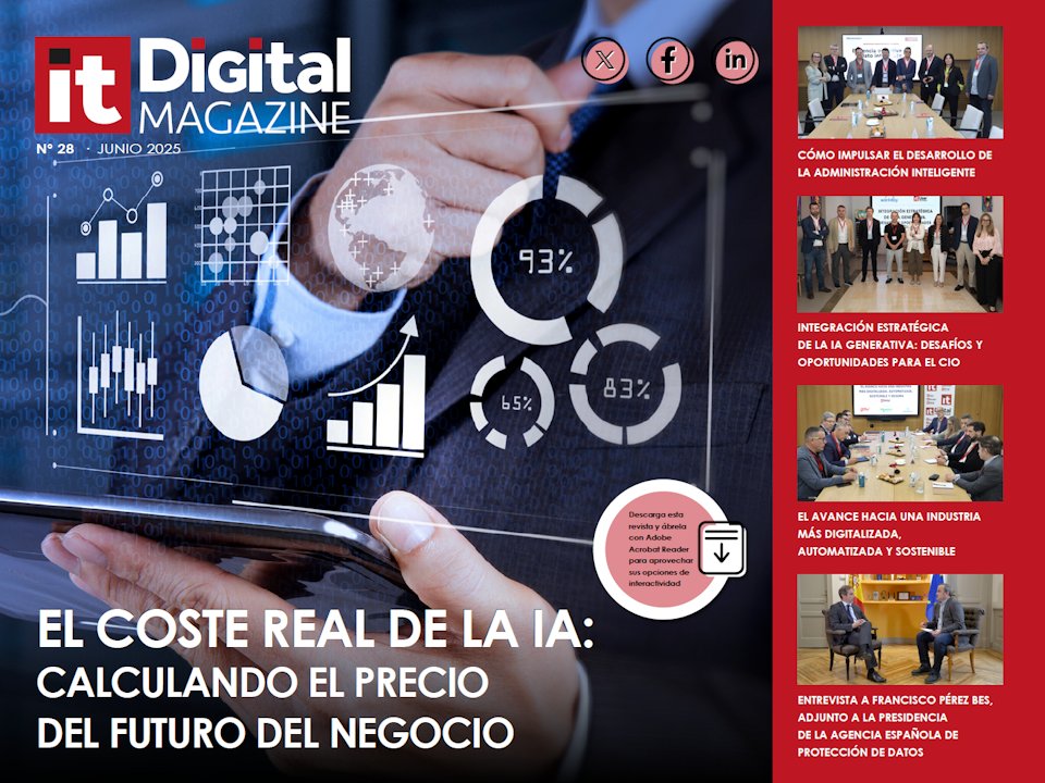 #Revistadigital #ITDMJunio
El coste real de la IA, calculando el verdadero precio del futuro del negocio; Entrevista a Francisco Pérez Bes, adjunto a la presidencia de la AEDP

Guarda el documento en tu equipo y ábrelo con Acrobat Reader
itdmgroup.es/whitepapers/co…